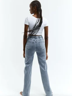 GATE Klasyczne jeansy z gumką w pasie| Spodnie·Jeansy