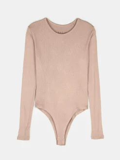 GATE Klasyczne prążkowane body| Koszulki I Topy·Body