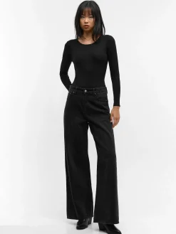 GATE Klasyczne prążkowane body| Koszulki I Topy·Body