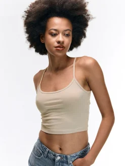 GATE Klasyczny , elastyczny top na ramiączkach| Koszulki I Topy·Podkoszulki ☀️|Koszulki I Topy·Crop Top ☀️