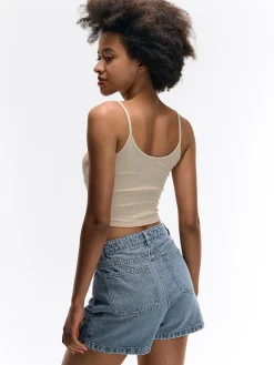 GATE Klasyczny , elastyczny top na ramiączkach| Koszulki I Topy·Podkoszulki ☀️|Koszulki I Topy·Crop Top ☀️