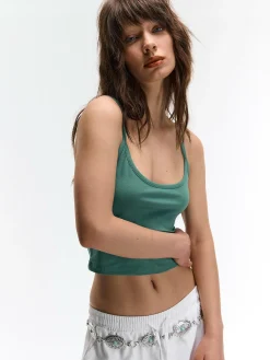 GATE Klasyczny , elastyczny top na ramiączkach| Koszulki I Topy·Podkoszulki ☀️|Koszulki I Topy·Crop Top ☀️