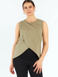 GATE Klasyczny dżersejowy top z bawełny|Dzieci Maternity