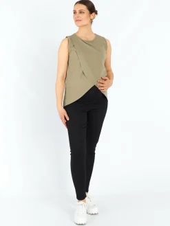 GATE Klasyczny dżersejowy top z bawełny|Dzieci Maternity