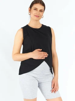 GATE Klasyczny dżersejowy top z bawełny|Dzieci Maternity