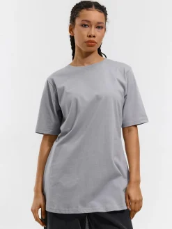 GATE Klasyczny długi t-shirt z bawełny| Koszulki I Topy·Koszulki