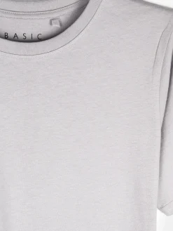 GATE Klasyczny długi t-shirt z bawełny| Koszulki I Topy·Koszulki