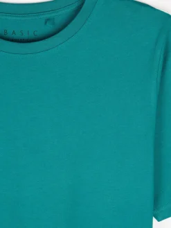 GATE Klasyczny długi t-shirt z bawełny| Koszulki I Topy·Koszulki