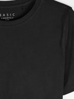 GATE Klasyczny długi t-shirt z bawełny| Koszulki I Topy·Koszulki