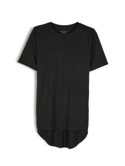 GATE Klasyczny długi t-shirt z bawełny| Koszulki I Topy·Koszulki