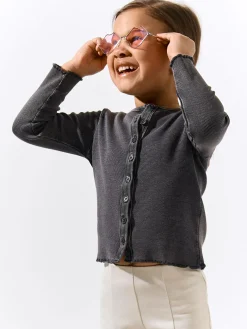 GATE Klasyczny sweter z efektem sprania|Dzieci Dziewczynki·Swetry