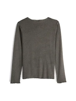 GATE Klasyczny sweter z efektem sprania|Dzieci Dziewczynki·Swetry