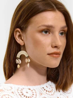 GATE Kolczyki z wiszącymi muszlami| Akcesoria·Biżuteria