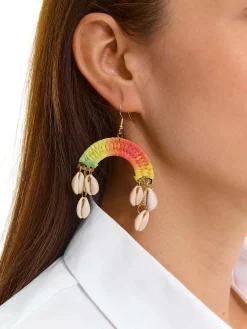 GATE Kolczyki z wiszącymi muszlami| Akcesoria·Biżuteria