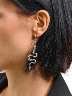 GATE Kolczyki z zawieszką w kształcie węża| Akcesoria·Biżuteria