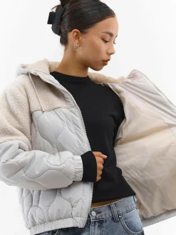 GATE Kombinowana kurtka przejściowa| Kurtki I Płaszcze·Kurtki Przejściowe|Kurtki I Płaszcze·Pikowana Kurtka