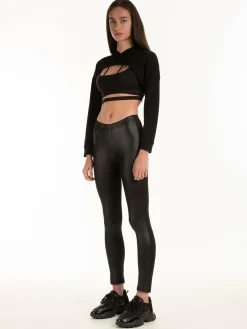 GATE Kombinowane legginsy| Spodnie·Legginsy