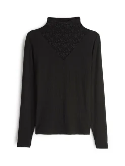 GATE Kombinowany top z koronką| Koszulki I Topy·Topy