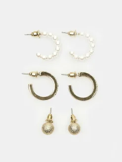 GATE Komplet 3 par kolczyków| Akcesoria·Biżuteria