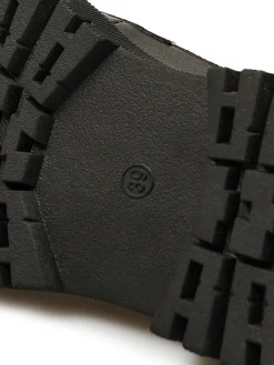 GATE Kontrastowe mokasyny z klamrą| Buty