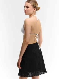 GATE Kopertowa mini spódniczka z madery| Kategorie·Spódnice ☀️