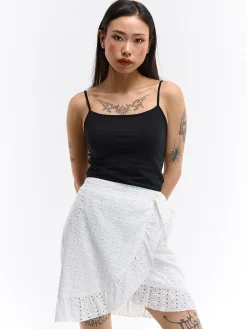 GATE Kopertowa mini spódniczka z madery| Kategorie·Spódnice ☀️