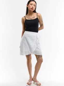 GATE Kopertowa mini spódniczka z madery| Kategorie·Spódnice ☀️