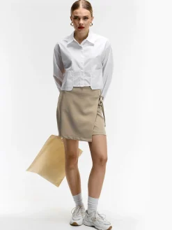 GATE Kopertowa spódniczka mini| Kategorie·Spódnice ☀️