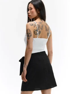 GATE Kopertowa sukienka mini| Kategorie·Spódnice ☀️