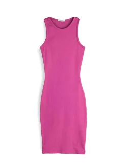 GATE Kopertowa sukienka mini w prążki| Kategorie·Sukienki