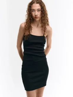 GATE Kopertowa sukienka mini w prążki| Kategorie·Sukienki