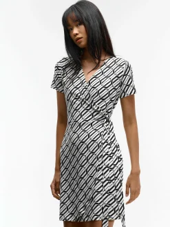 GATE Kopertowa sukienka z nadrukiem| Kategorie·Sukienki