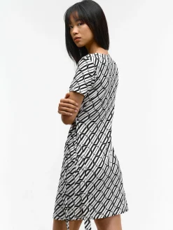 GATE Kopertowa sukienka z nadrukiem| Kategorie·Sukienki