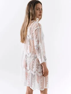 GATE Koronkowa narzutka plażowa| Kategorie·Akcesoria Plażowe|Kategorie·Stroje Kąpielowe ☀️