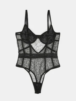 GATE Koronkowe body z cekinami| Bielizna·Biustonosze|Bielizna·Body