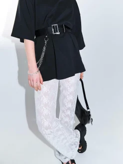 GATE Koronkowe legginsy| Spodnie·Legginsy