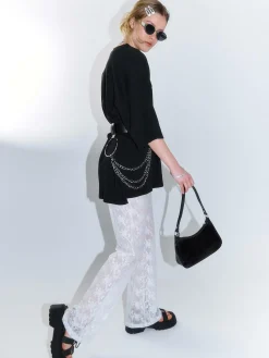 GATE Koronkowe legginsy| Spodnie·Legginsy