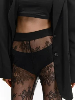 GATE Koronkowe legginsy| Spodnie·Legginsy