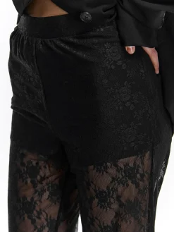 GATE Koronkowe legginsy| Spodnie·Legginsy