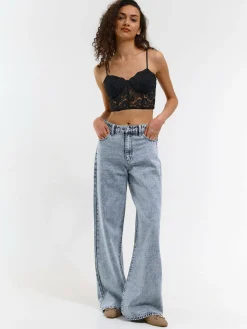 GATE Koronkowy crop top| Koszulki I Topy·Topy|Koszulki I Topy·Crop Top ☀️