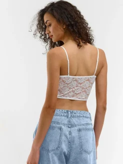 GATE Koronkowy crop top| Koszulki I Topy·Topy|Koszulki I Topy·Crop Top ☀️