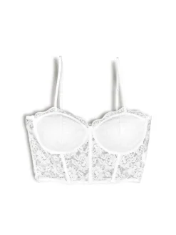 GATE Koronkowy crop top| Koszulki I Topy·Topy|Koszulki I Topy·Crop Top ☀️