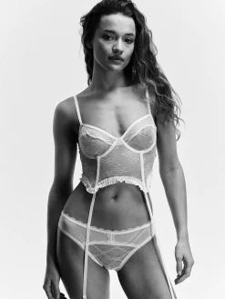 GATE Koronkowy gorset z fiszbiną| Bielizna·Biustonosze