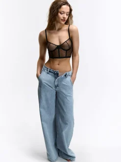 GATE Koronkowy gorset z fiszbiną| Bielizna·Biustonosze