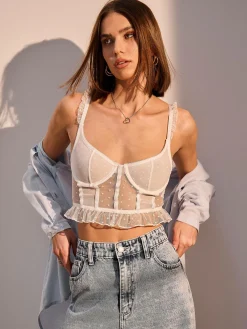 GATE Koronkowy gorset z fiszbinami| Bielizna·Biustonosze