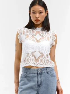 GATE Koronkowy top| Koszulki I Topy·Topy