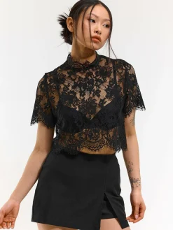 GATE Koronkowy top| Koszulki I Topy·Topy