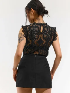 GATE Koronkowy top| Koszulki I Topy·Topy