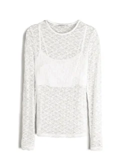 GATE Koronkowy top z podkoszulkiem| Koszulki I Topy·Topy