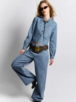 GATE Koszula denim|Damskie Koszulki I Topy·Koszule Damskie